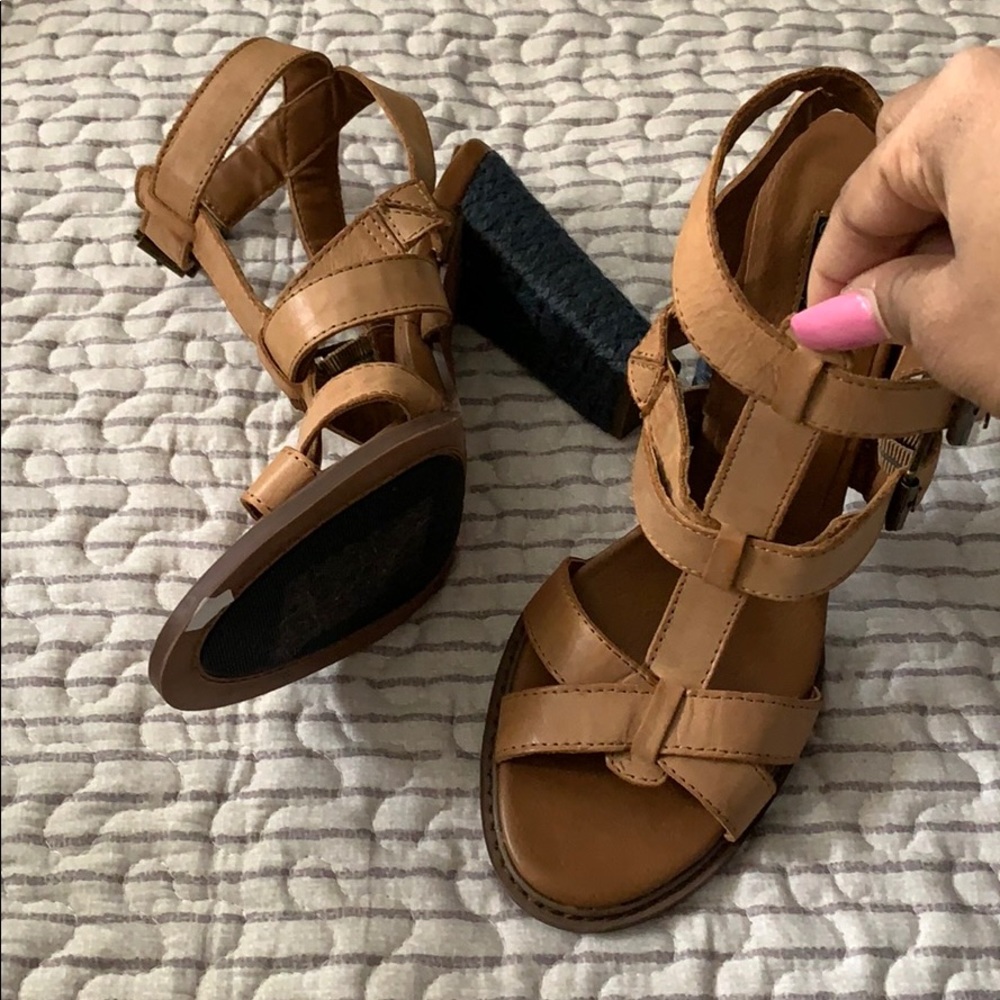 Calvin Klein boho style heels